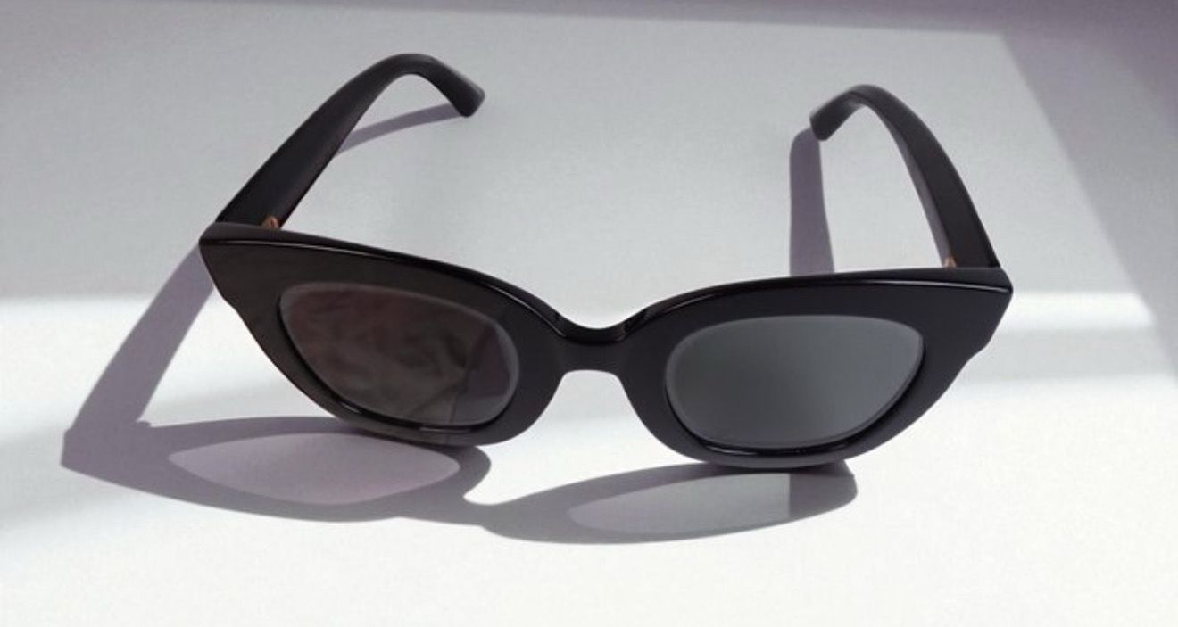 Gucci Black Sunglasses with Gold Accents