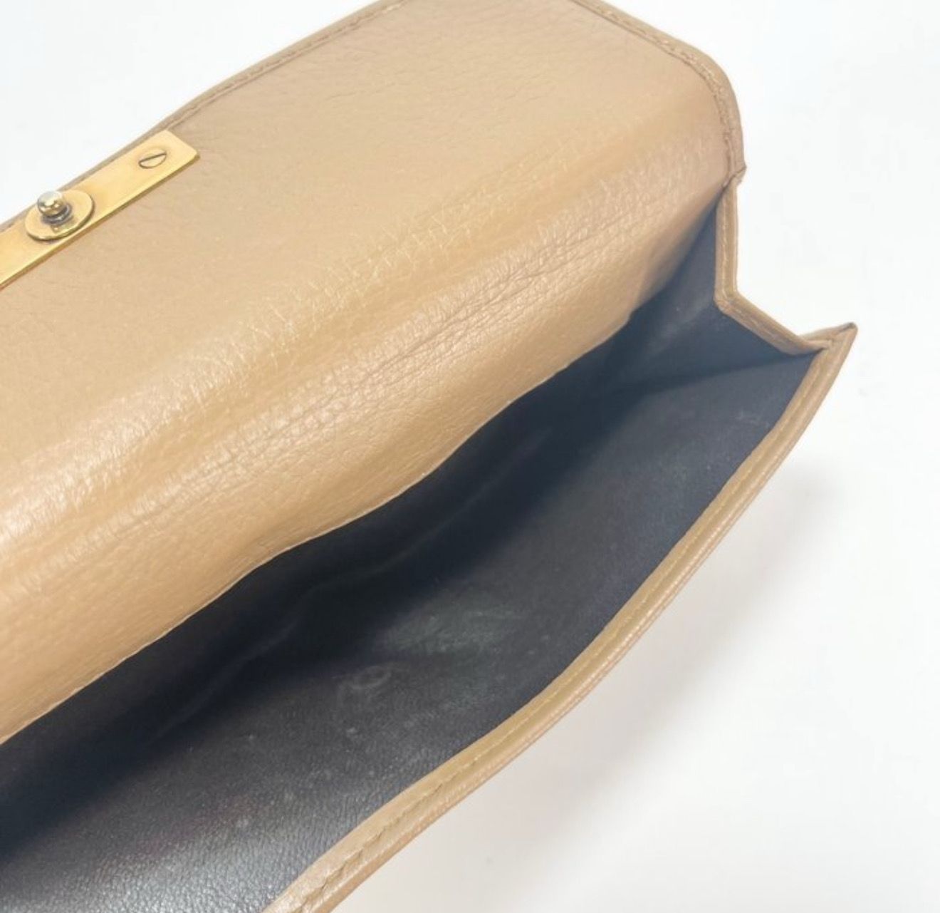 Gucci Beige Leather Long Wallet