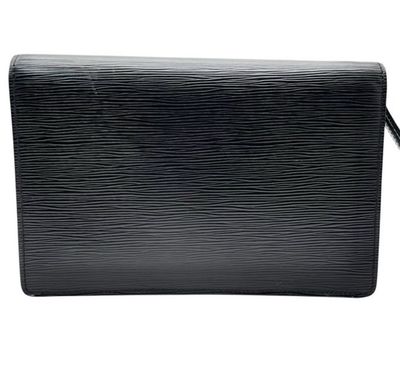 Louis Vuitton Serie Dragonne Clutch – Black Epi Leather &amp; Gold Hardware
