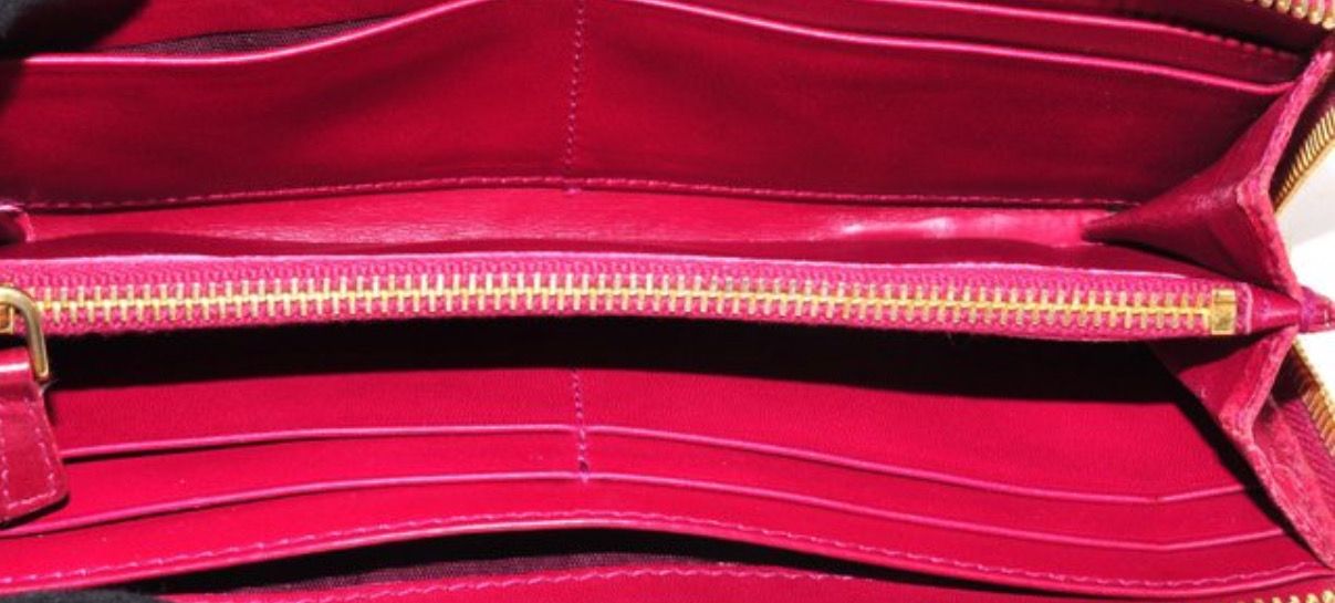 Miu Miu Pink leather Zip-Around Wallet 