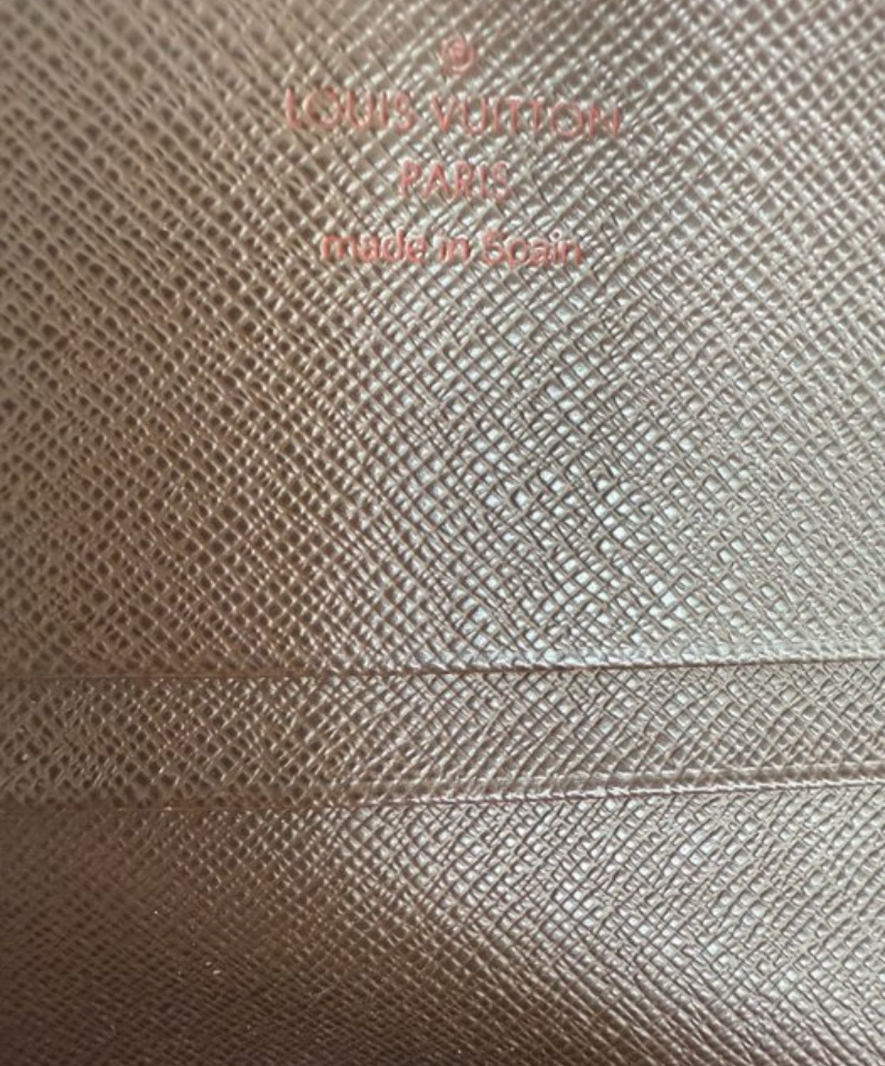 Louis Vuitton Brown Damier Ebene Wallet