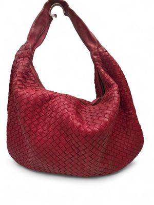 Bottega Venetta Red leather Antheia Hobo bag