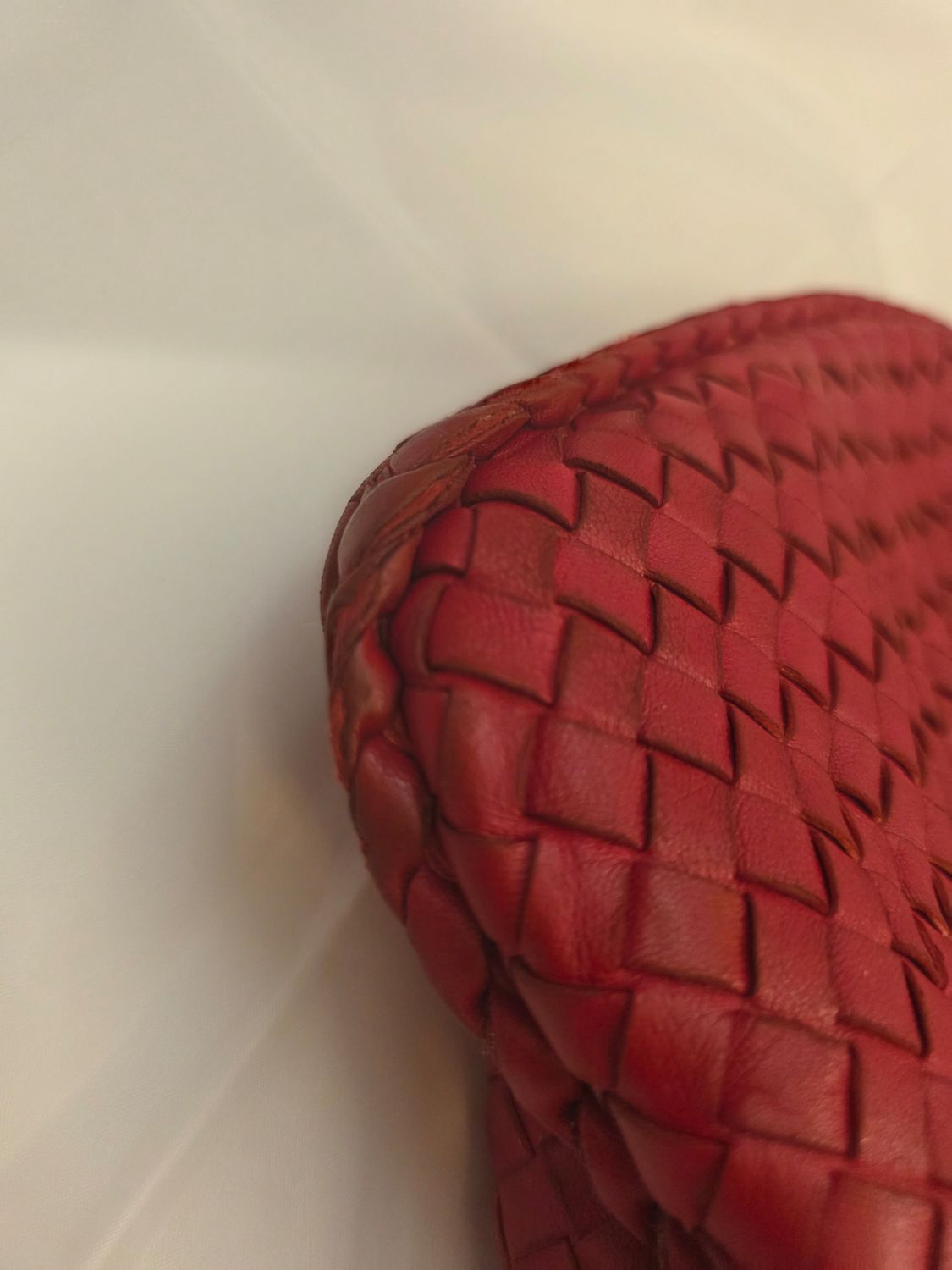 Bottega Venetta Red leather Antheia Hobo bag