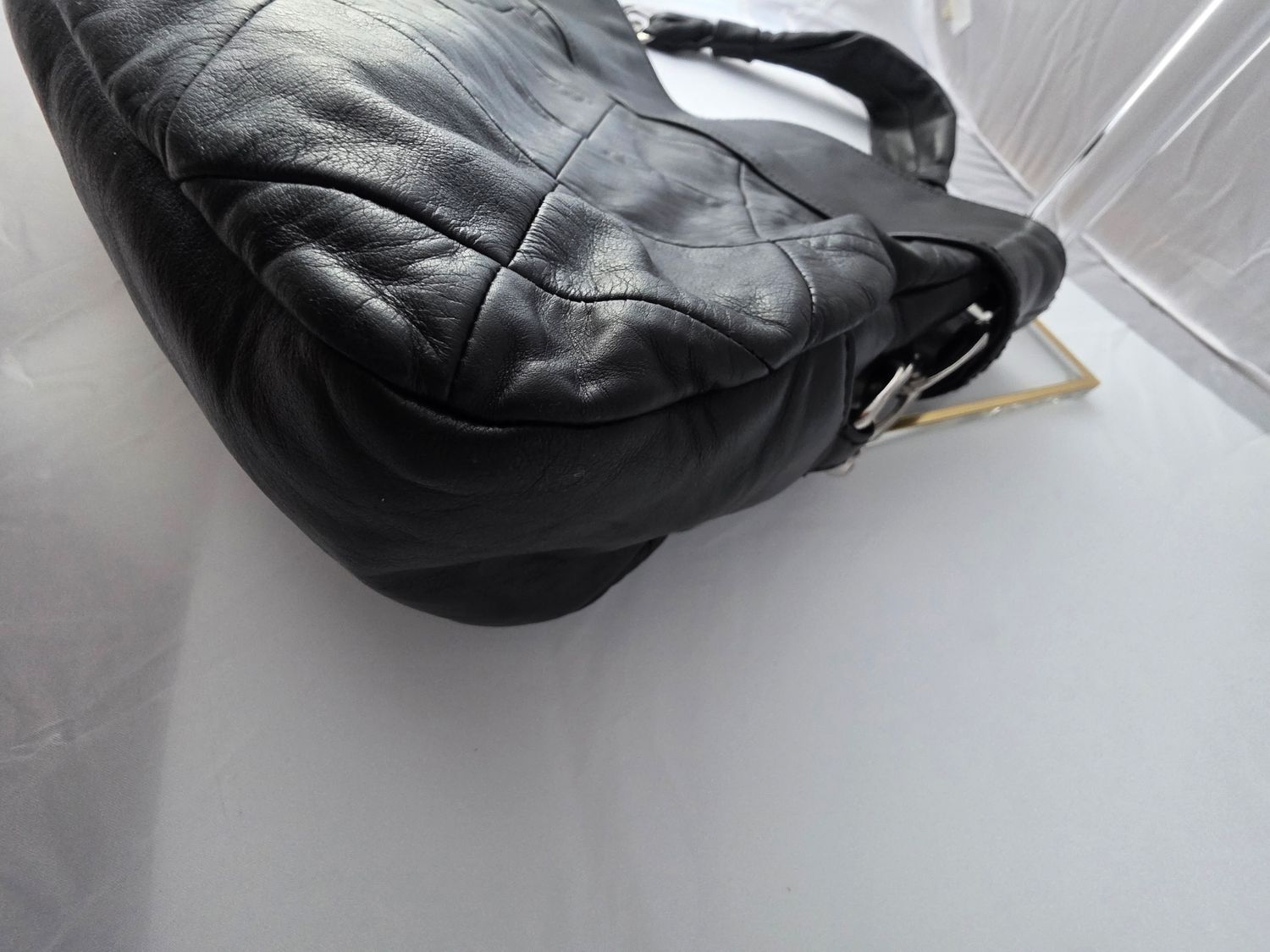 Chanel Black Lambskin Leather Matelassé Tote bag