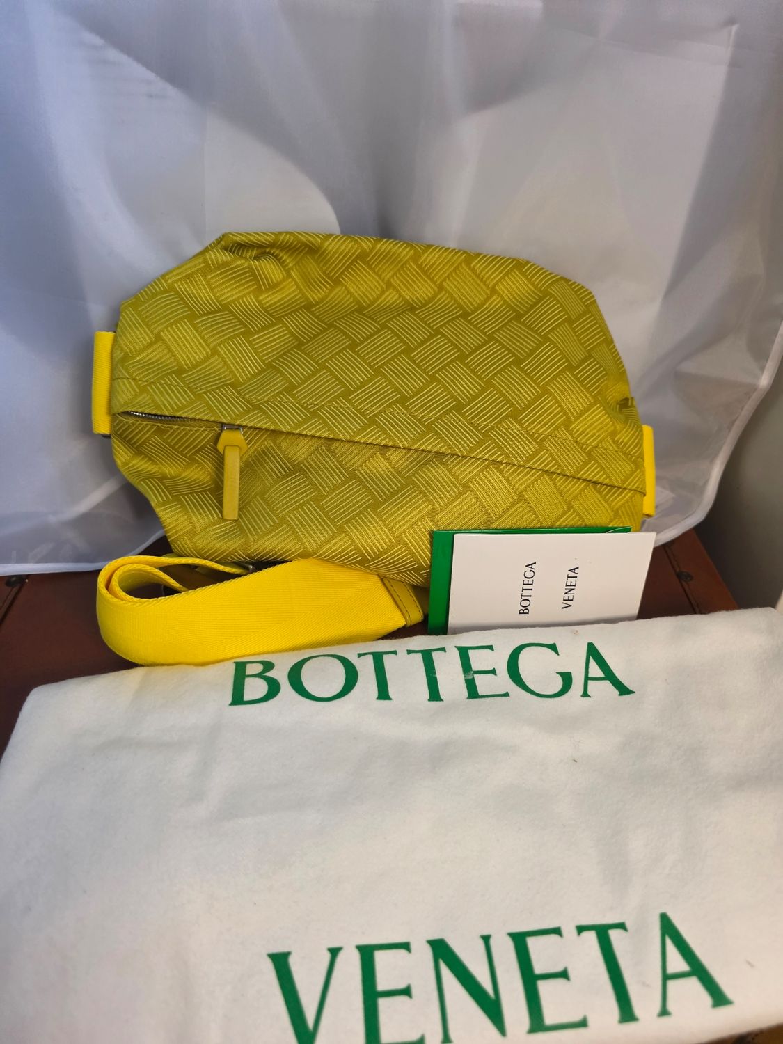 Bottega Veneta Yellow cloth  Waist / belt / bum Bag