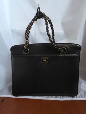 Chanel lambskin Leather Hard Case Handbag