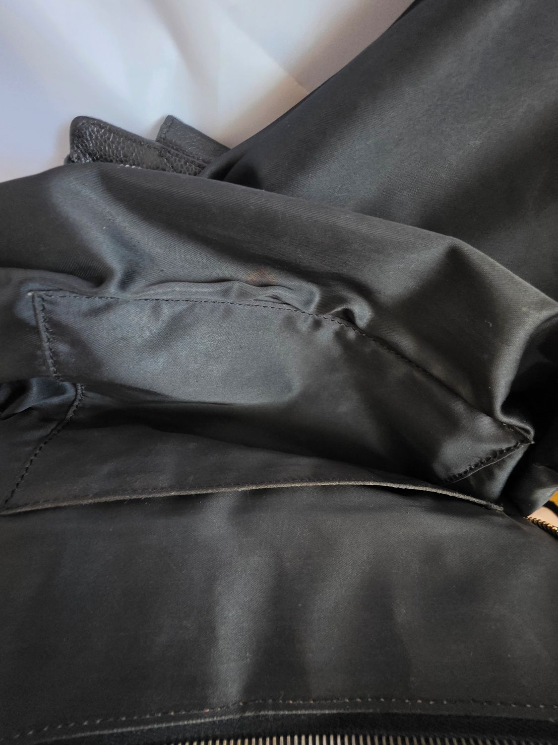 Chanel Black  Caviar Leather Logo Tote Bag