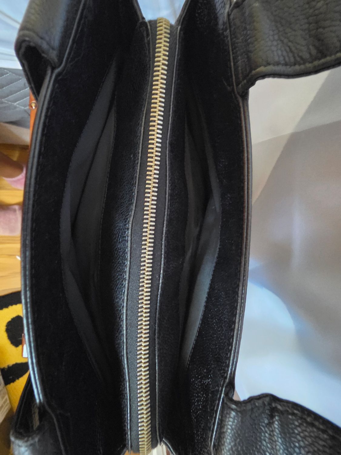 Chanel Black  Caviar Leather Logo Tote Bag