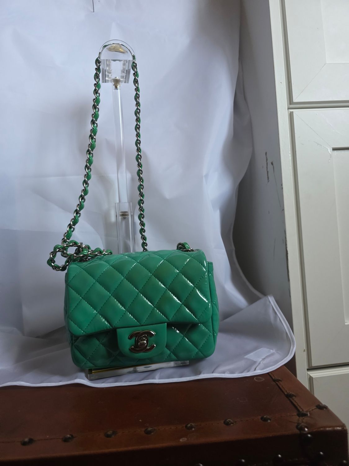 Chanel mini Rectangular Patent