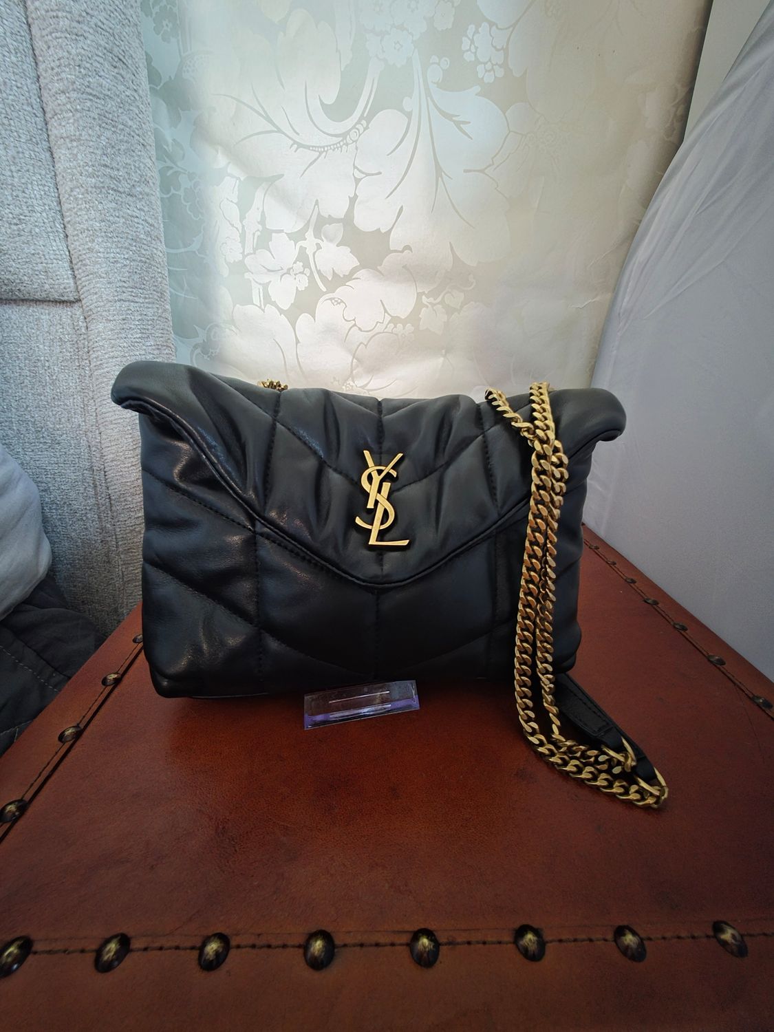 Yves Saint Laurent Black Loulou Toy leather Bag