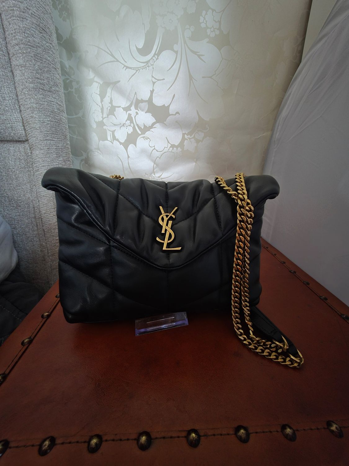 Yves Saint Laurent Black Loulou Toy leather Bag