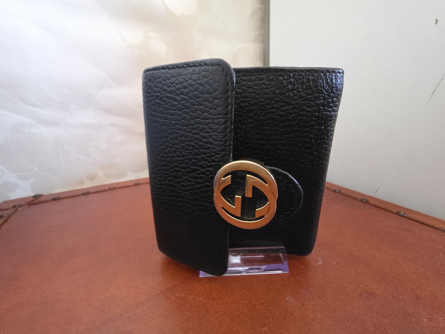Gucci Black Bi-Fold leather Wallet