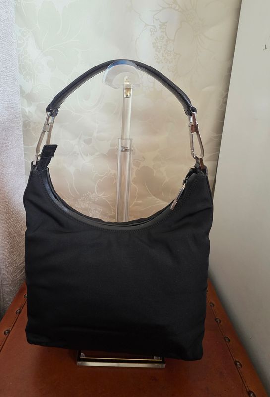 Gucci Black Canvas &amp; leather shoulder bag
