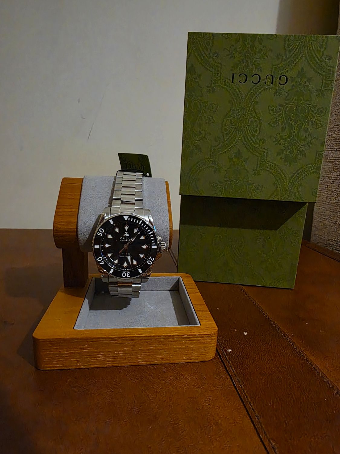 Gucci –Black dail  Dive Automatic Men’s Watch .unused.