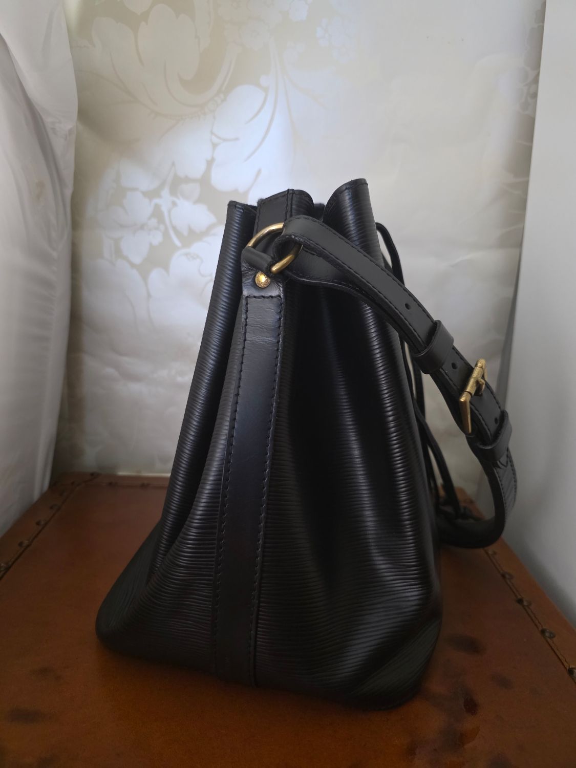 Louis Vuitton Black Petit Noé  Epi leather Noir bag