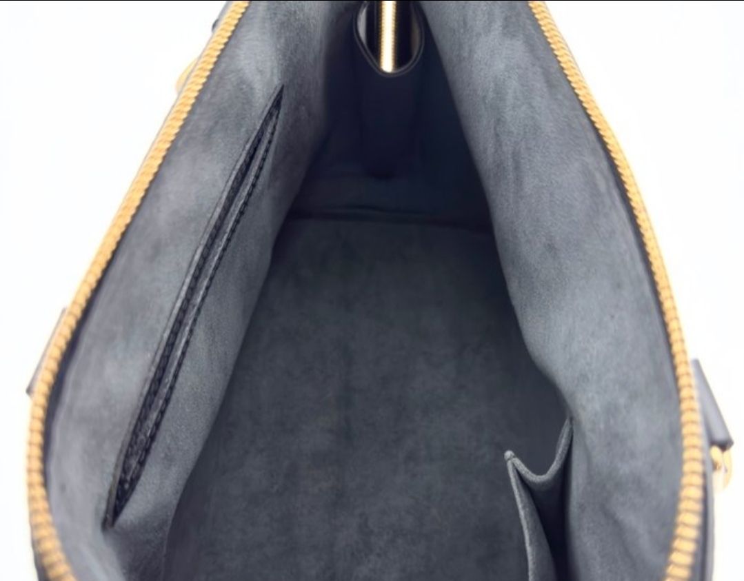 Louis vuitton Alma MM black epi leather