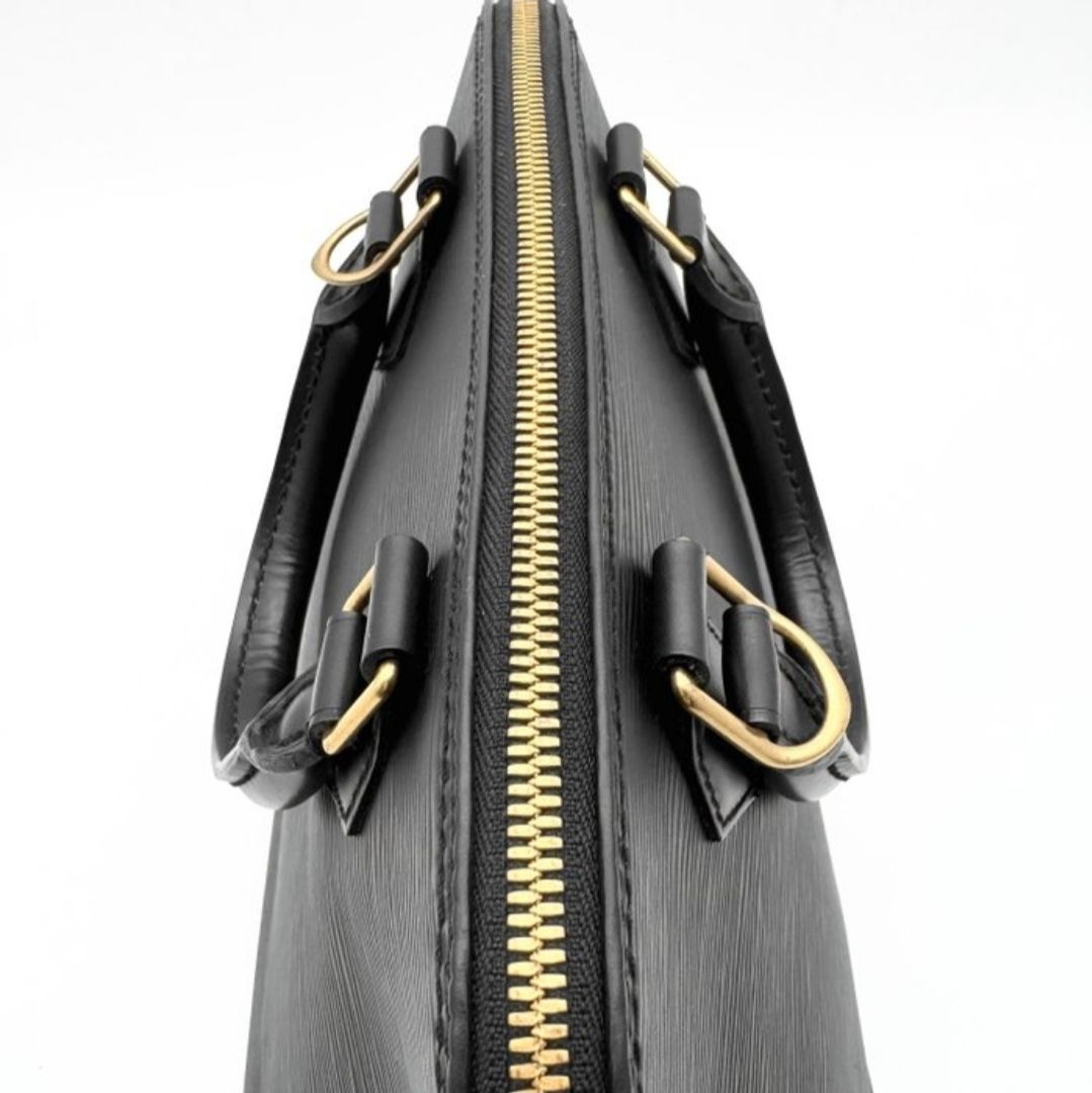 Louis vuitton Alma MM black epi leather