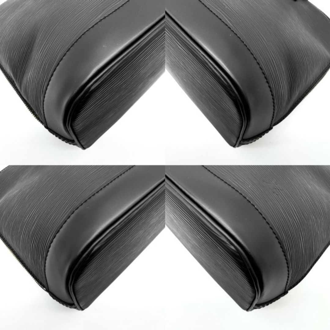 Louis vuitton Alma MM black epi leather