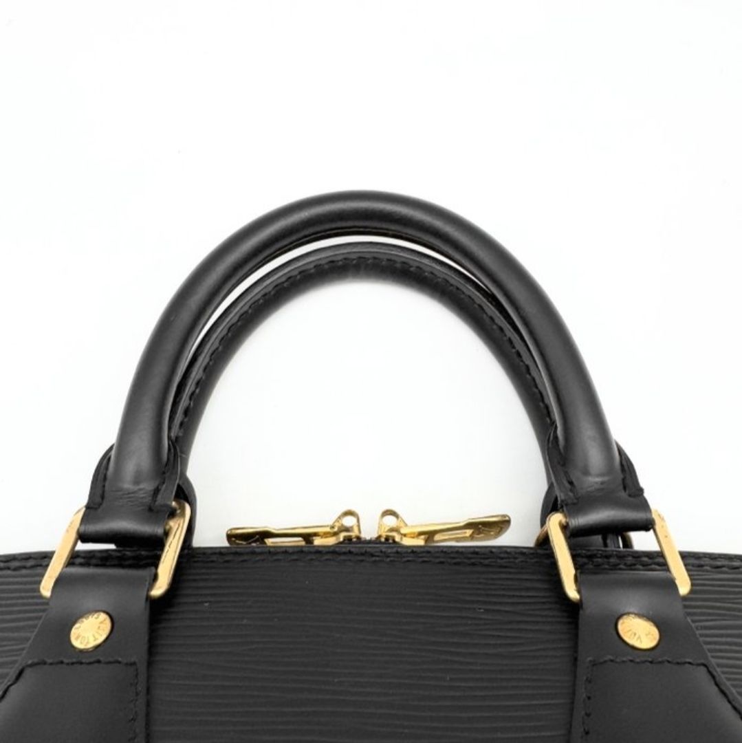 Louis vuitton Alma MM black epi leather