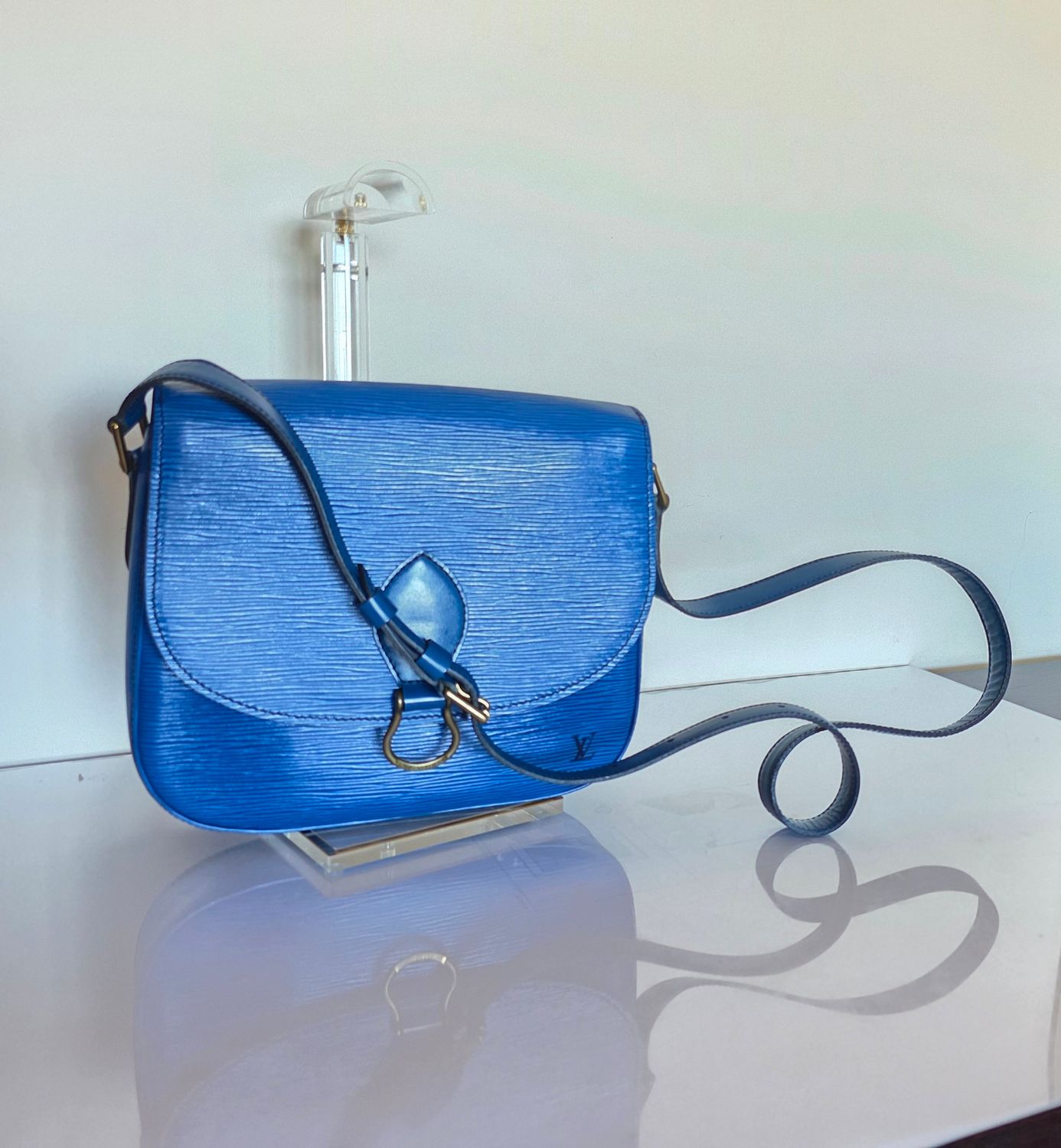 Louis Vuitton Toledo Blu Saint-Cloud Epi leather  bag 