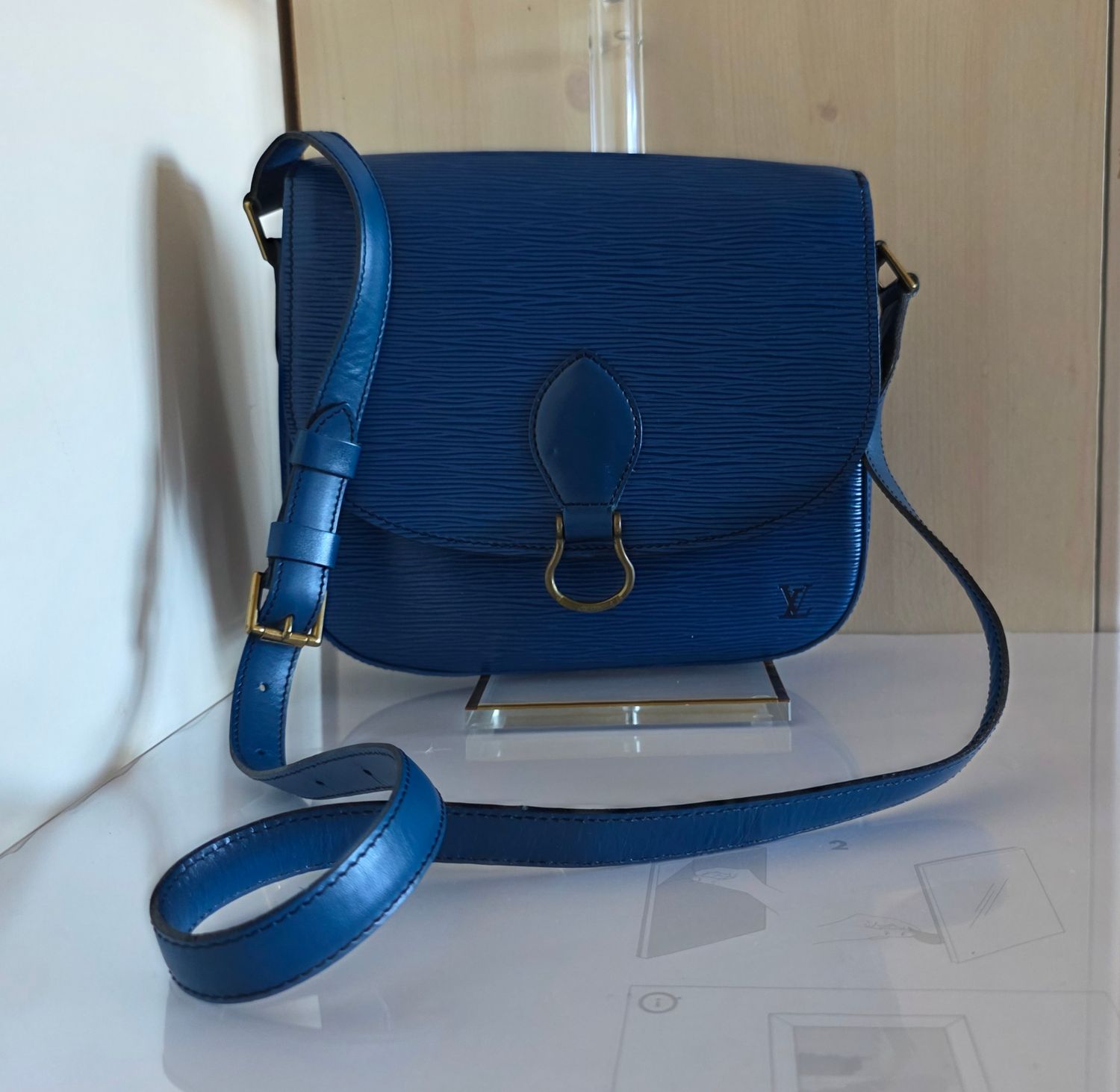 Louis Vuitton Toledo Blu Saint-Cloud Epi leather  bag 
