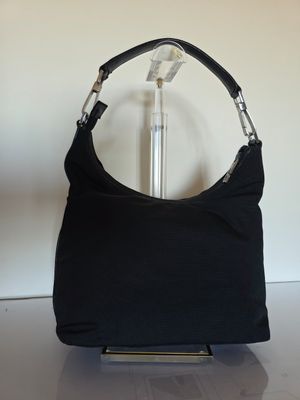 Gucci Black Canvas &amp; leather shoulder bag