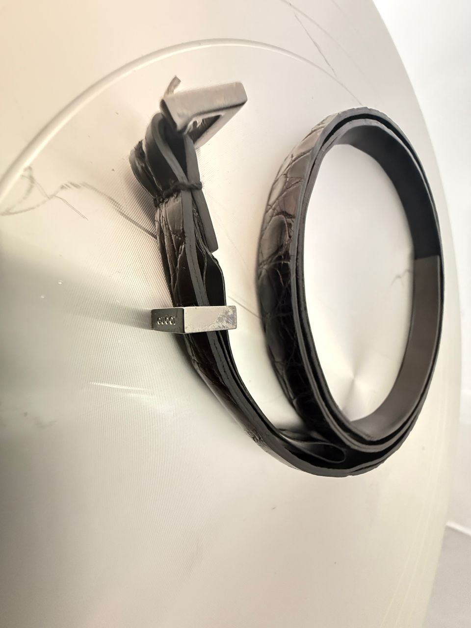 Gucci Black Leather Ladies Belt