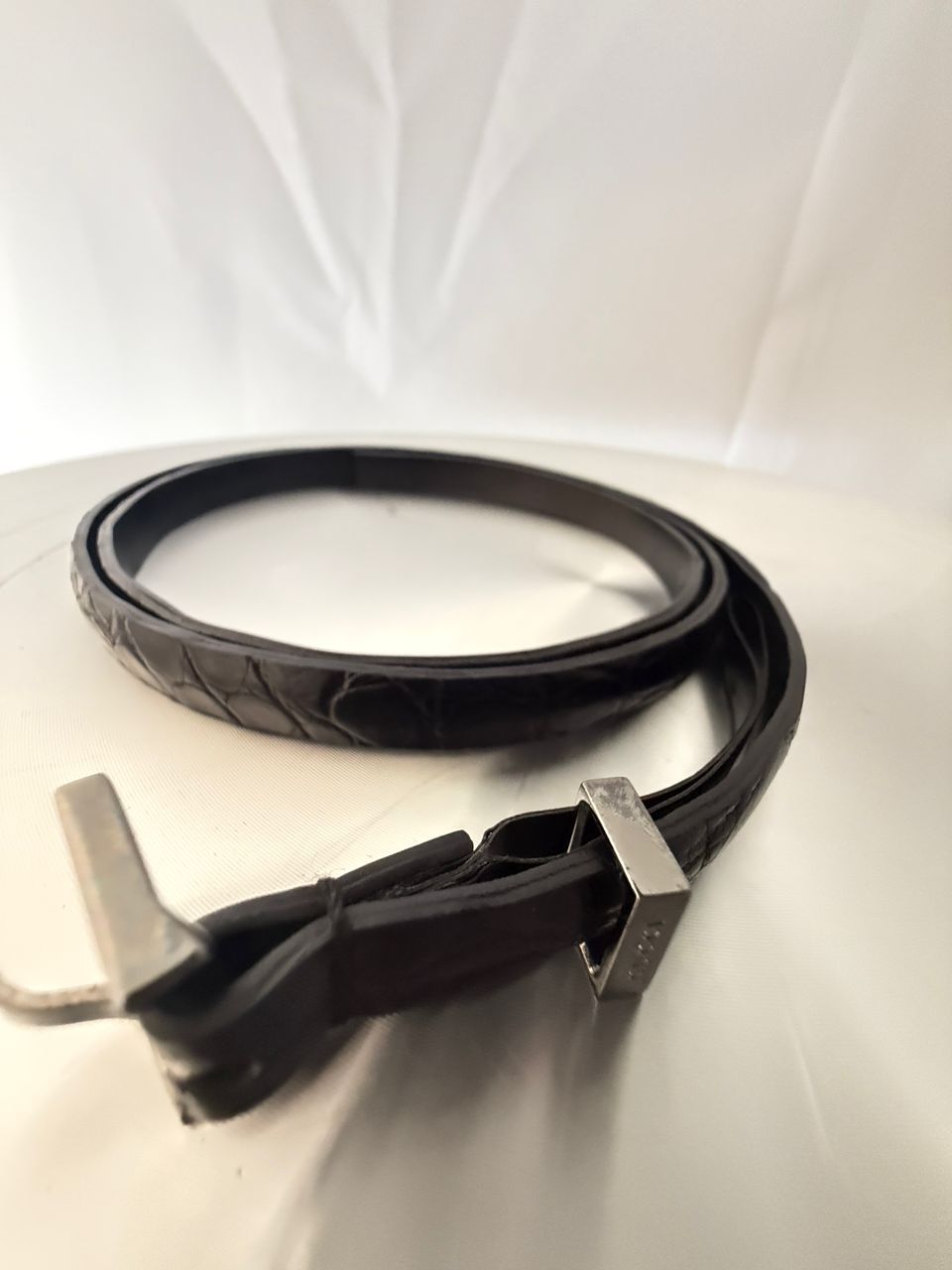 Gucci Black Leather Ladies Belt