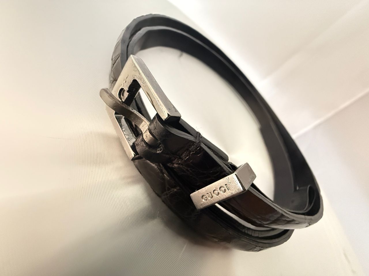 Gucci Black Leather Ladies Belt