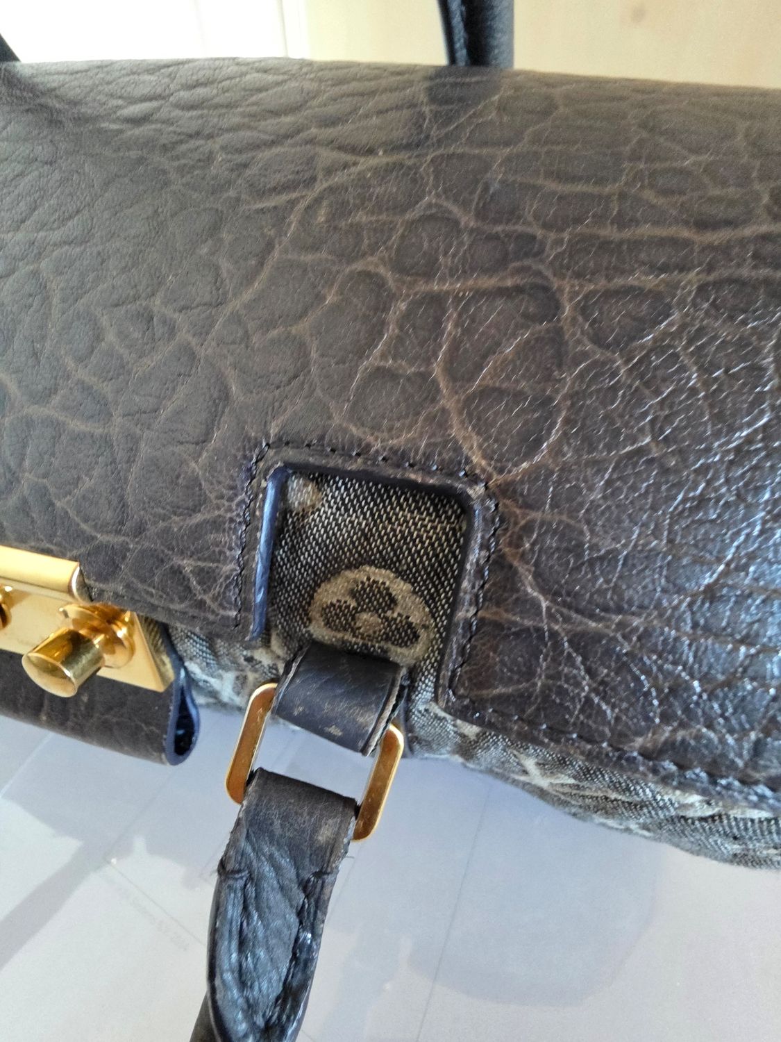 Louis vuitton Volupte Gris top handle bag limited edition 