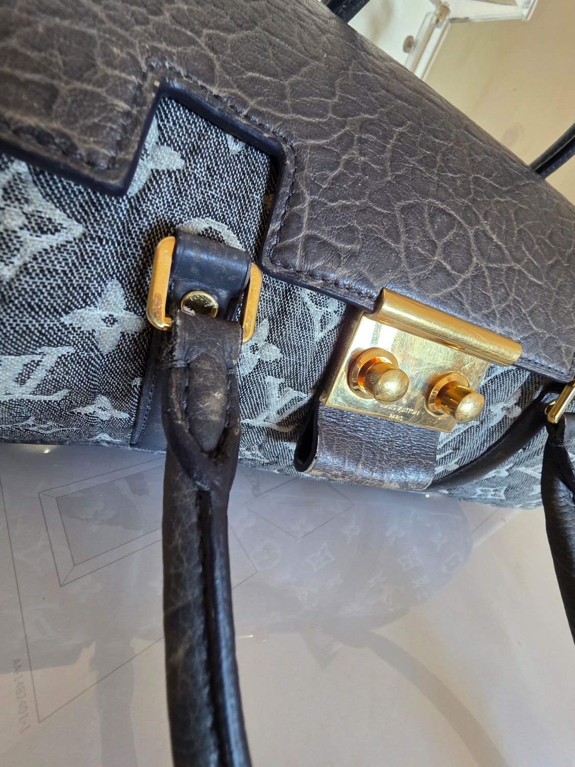 Louis vuitton Volupte Gris top handle bag limited edition 