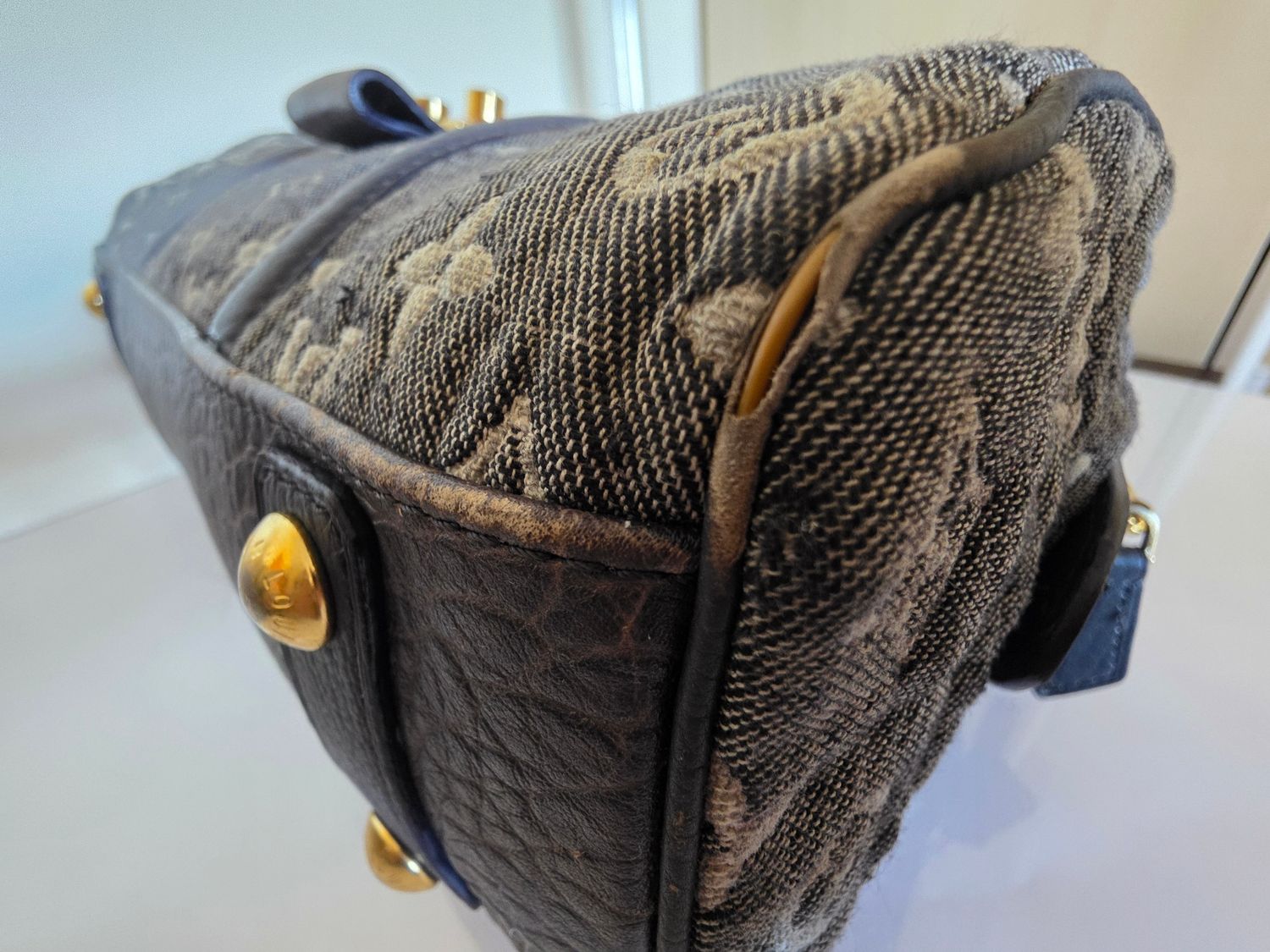 Louis vuitton Volupte Gris top handle bag limited edition 