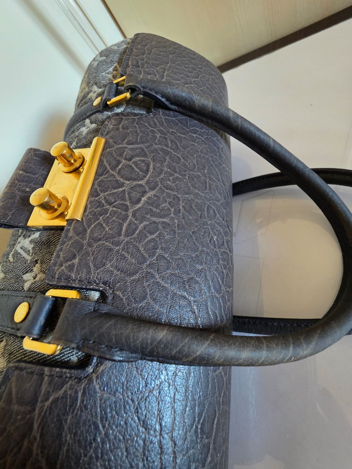 Louis vuitton Volupte Gris top handle bag limited edition 