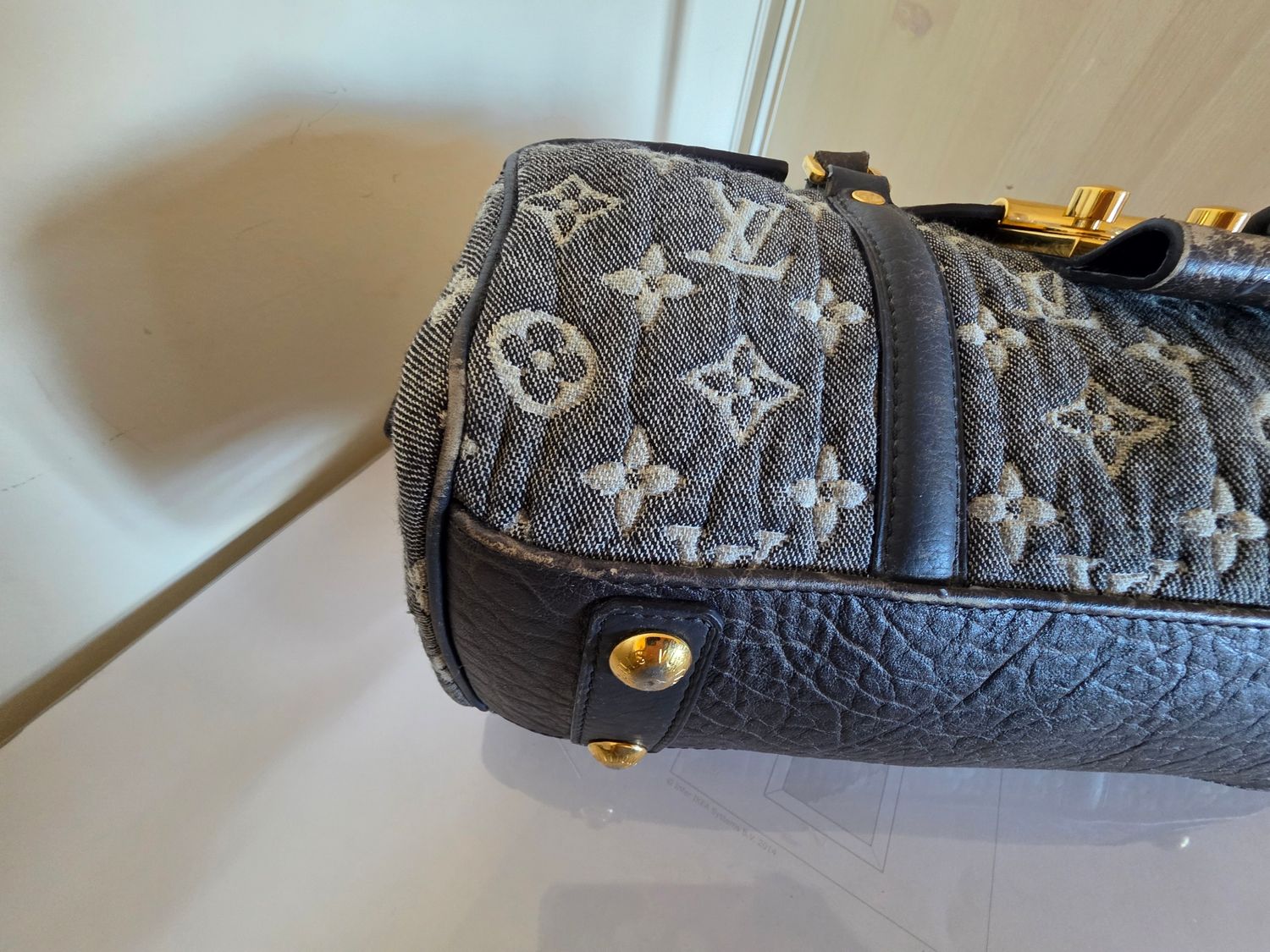 Louis vuitton Volupte Gris top handle bag limited edition 