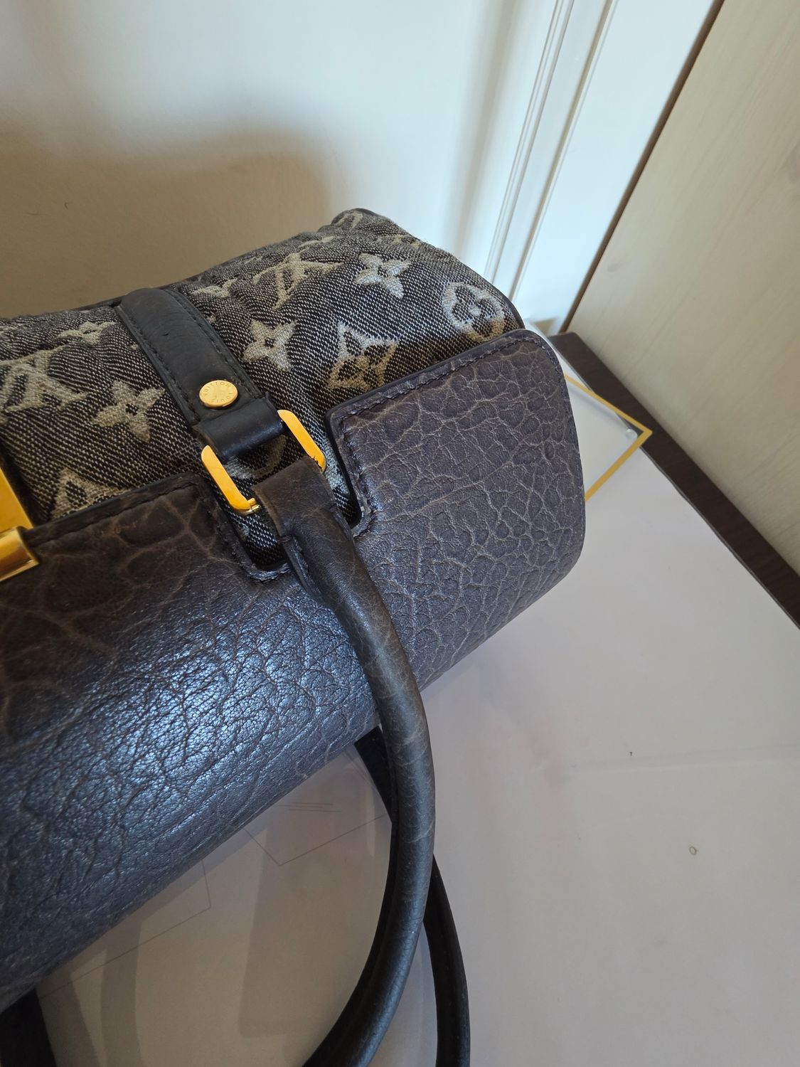 Louis vuitton Volupte Gris top handle bag limited edition 