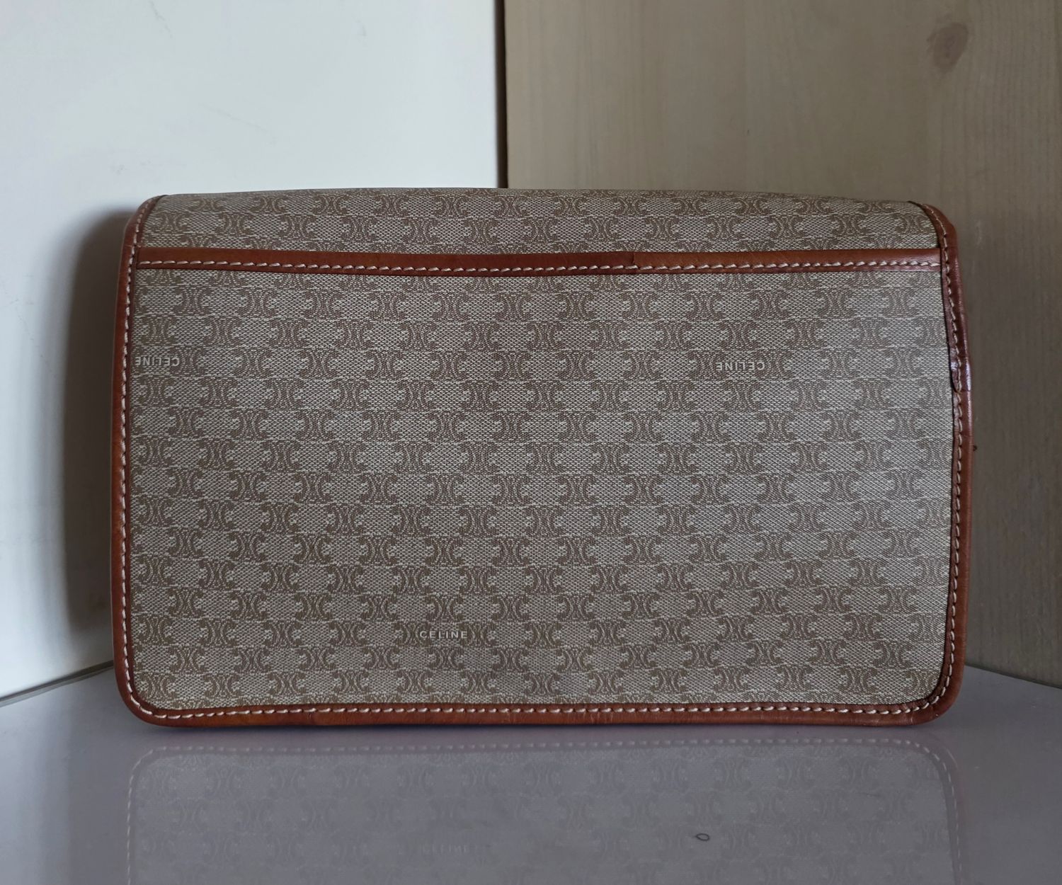 Celine macadam triomphe clutch bag