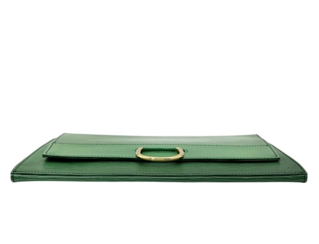 Louis Vuitton Jena clutch Green Epi Leather 