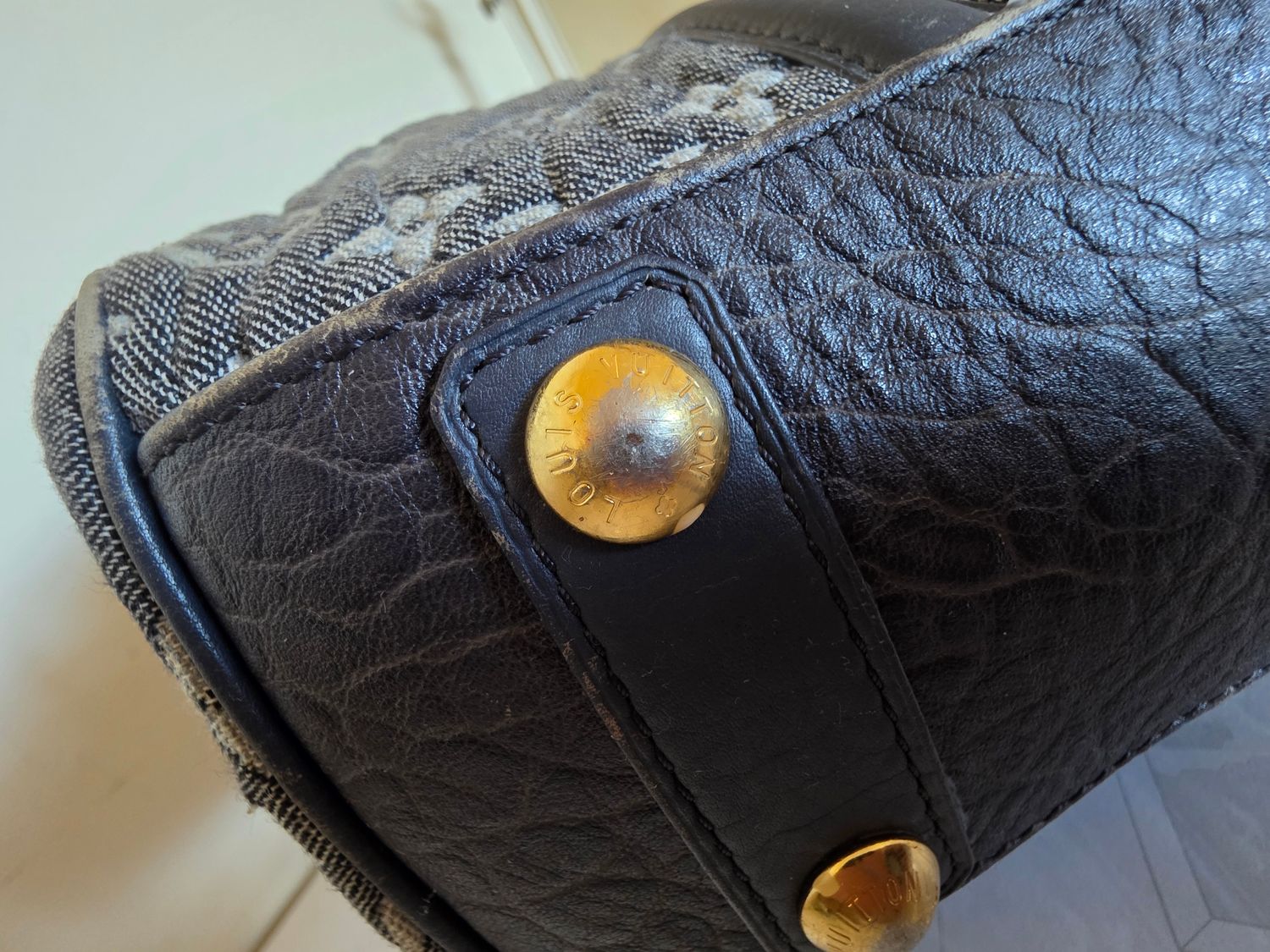 Louis vuitton Volupte Gris top handle bag limited edition 