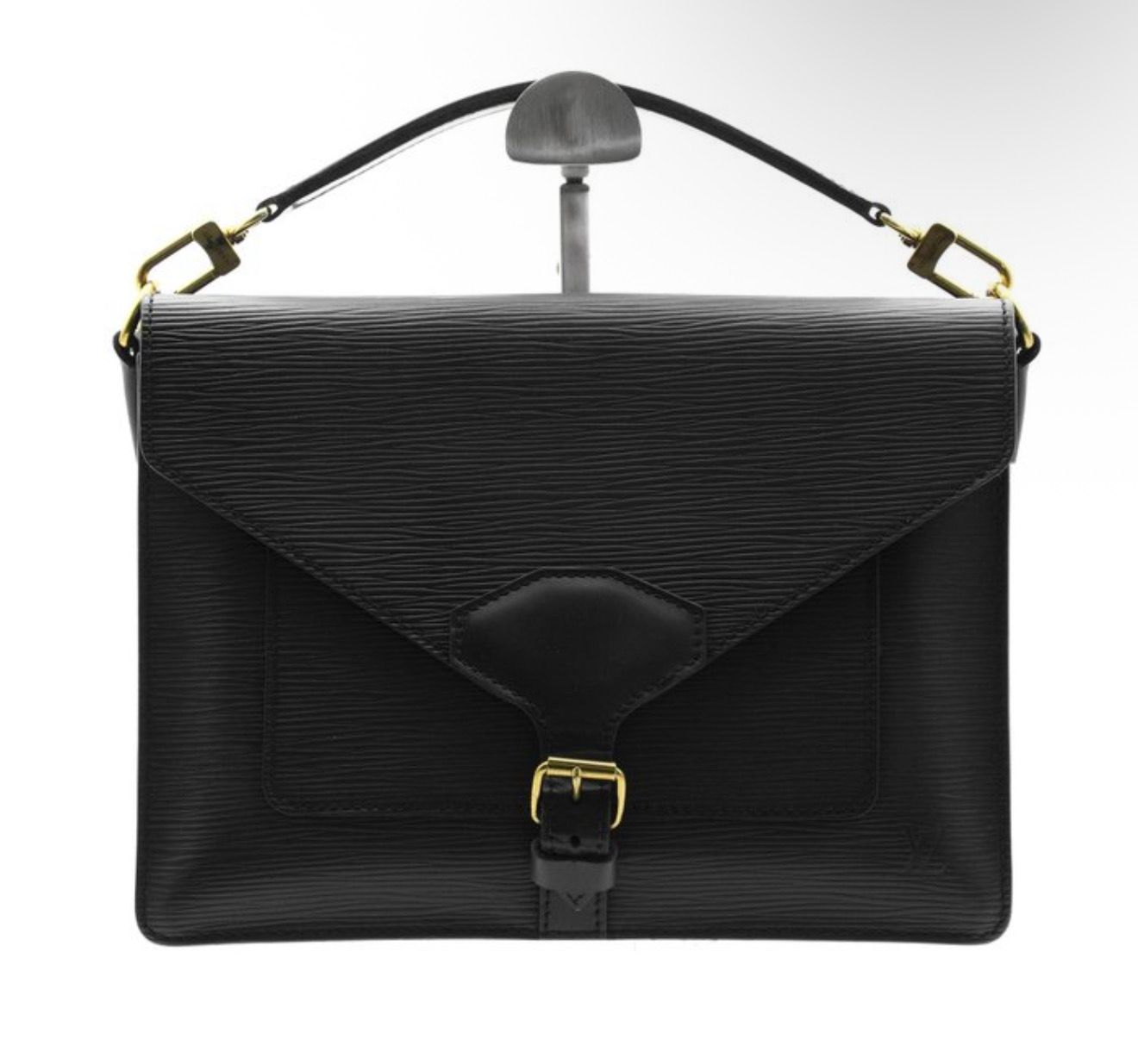 Louis Vuitton Monceau Two Way crossbody bag Black epi leather