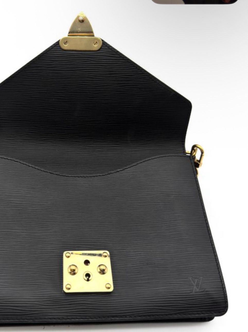 Louis Vuitton Monceau Two Way crossbody bag Black epi leather