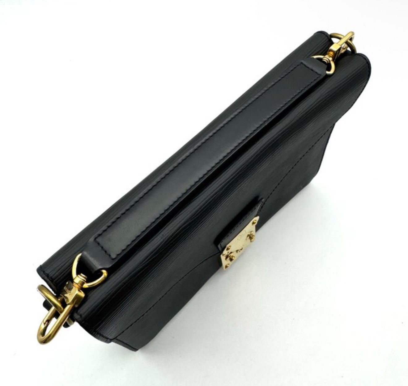 Louis Vuitton Monceau Two Way crossbody bag Black epi leather