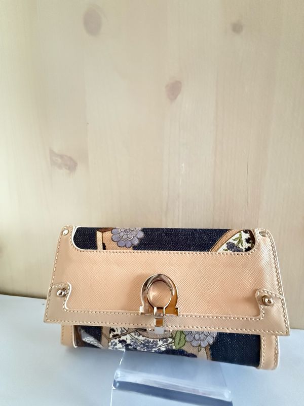 Salvatore Ferragamo Fondo Wallet Denim