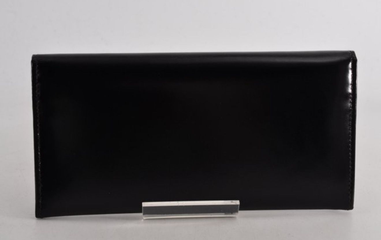 Bvlgari Long Wallet Patent Leather Black Bvlgari Long Wallet Patent Leather Black
