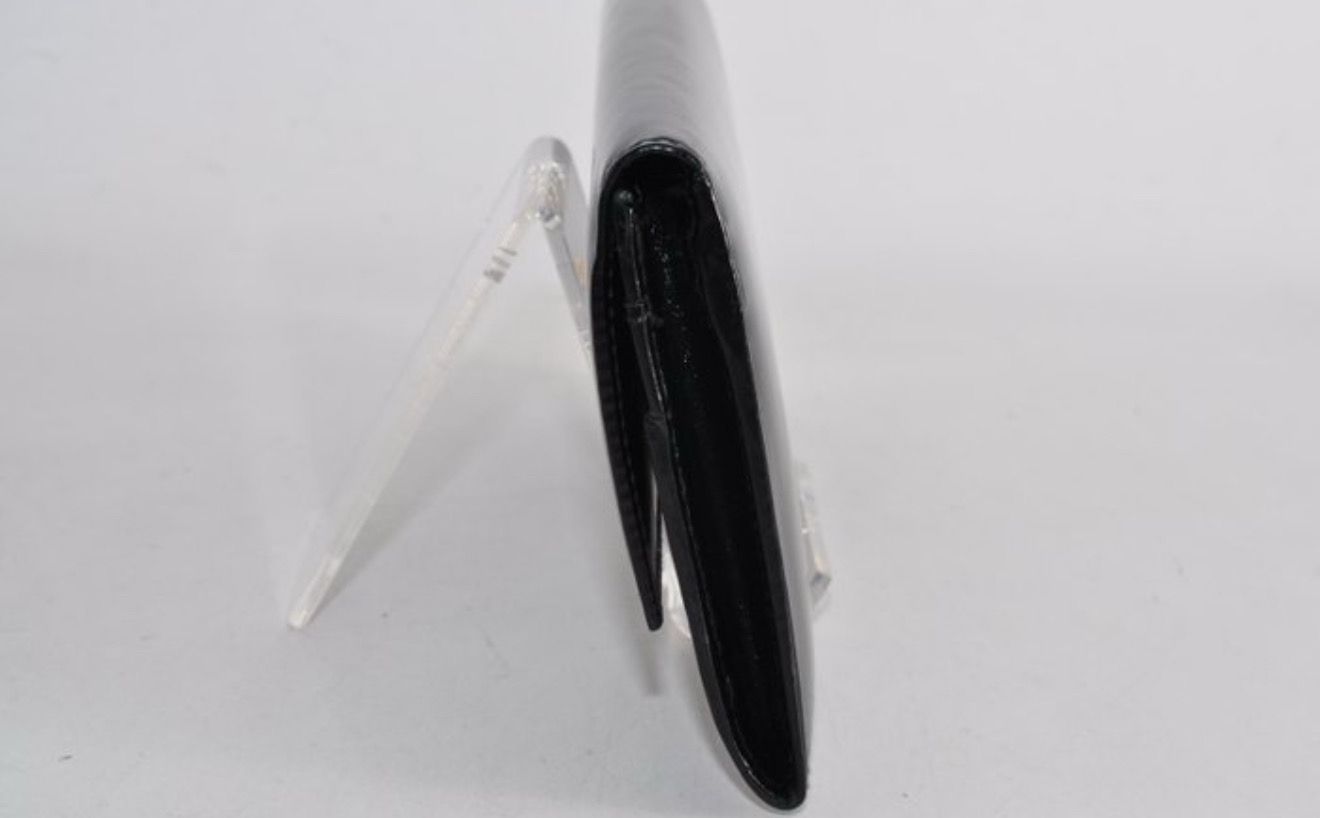 Bvlgari Long Wallet Patent Leather Black Bvlgari Long Wallet Patent Leather Black