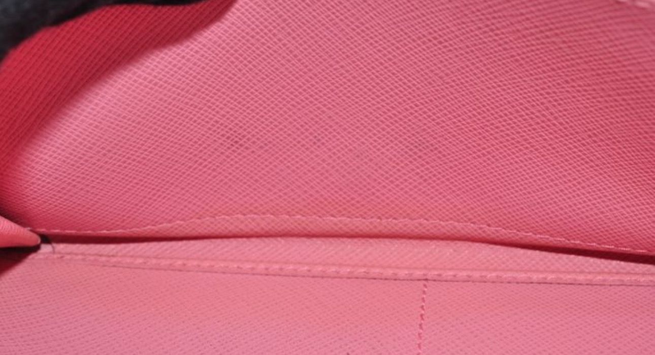 Prada Long Wallet Safiano Leather Pink