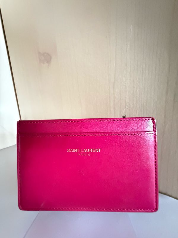 Yves Saint Laurent Card Holder Pink