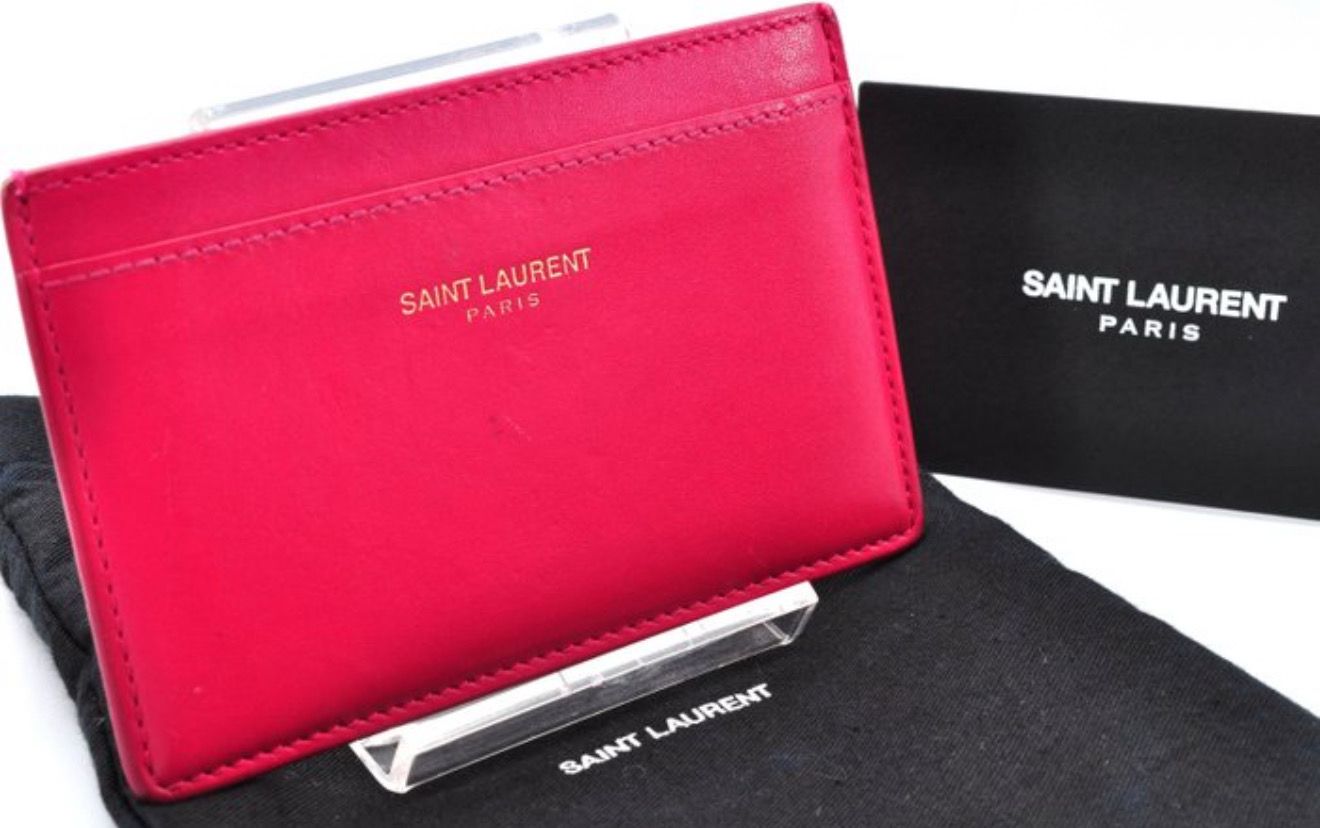 Yves Saint Laurent Card Holder Pink