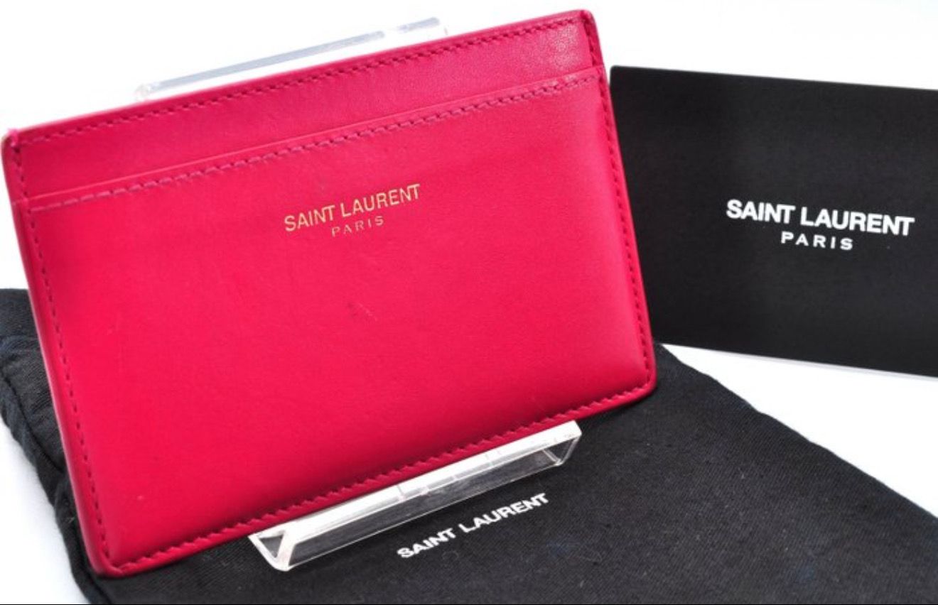 Yves Saint Laurent Card Holder Pink