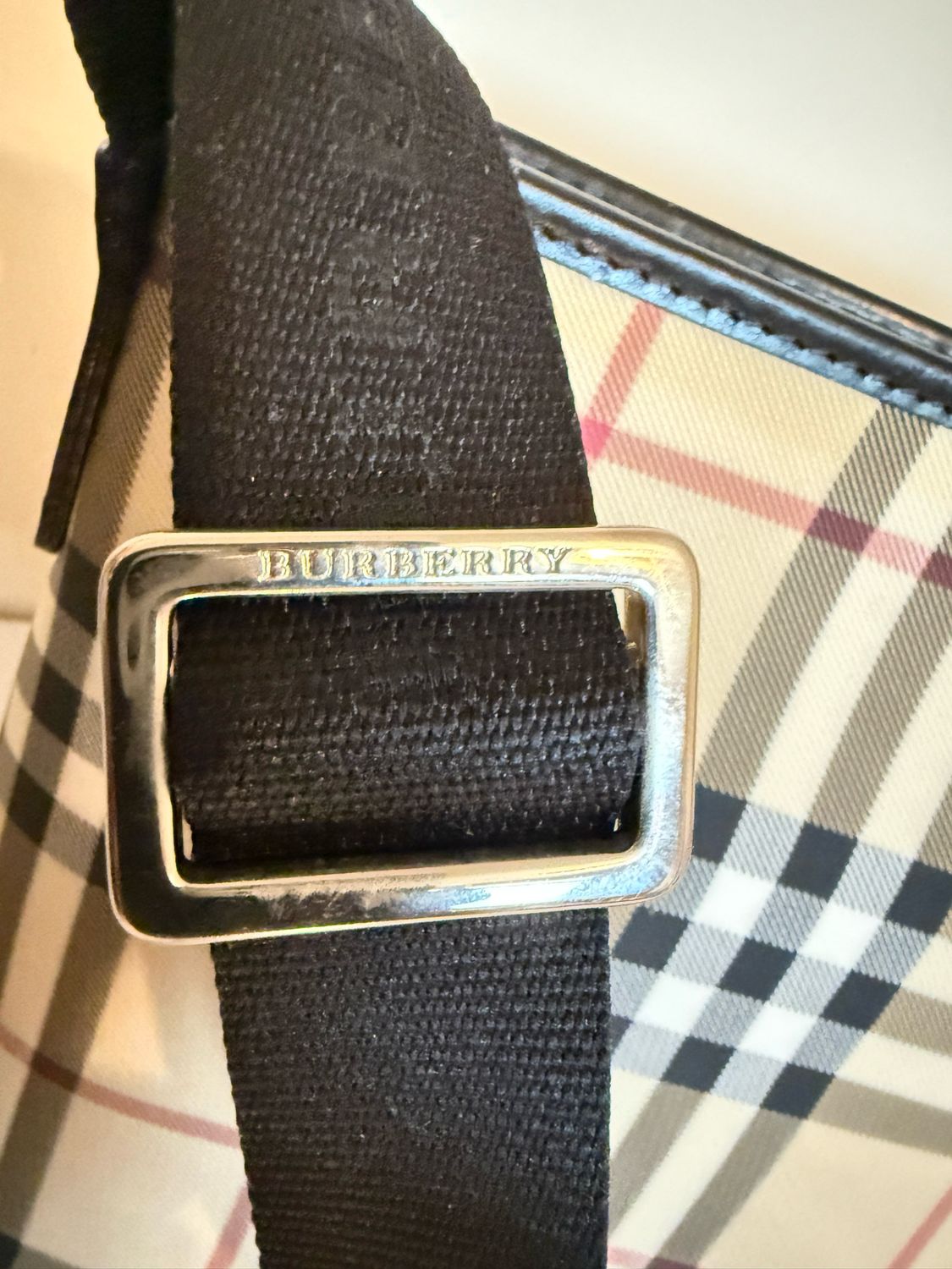 Burberry Messenger Bag Classic Checkered