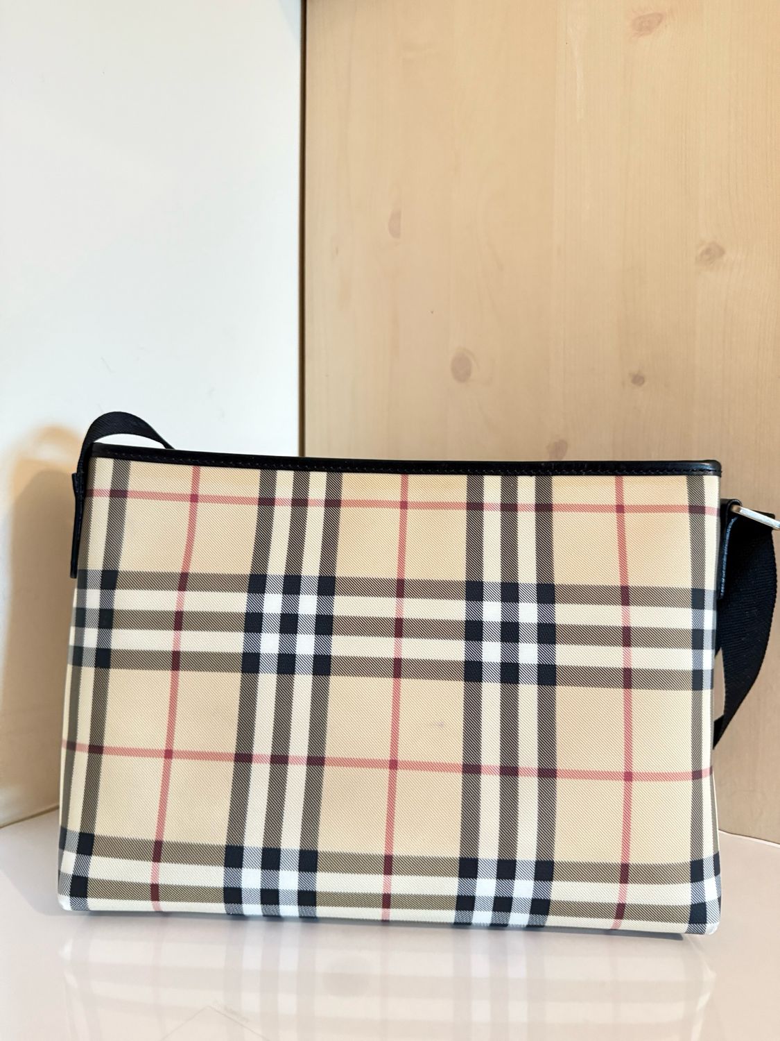 Burberry Messenger Bag Classic Checkered